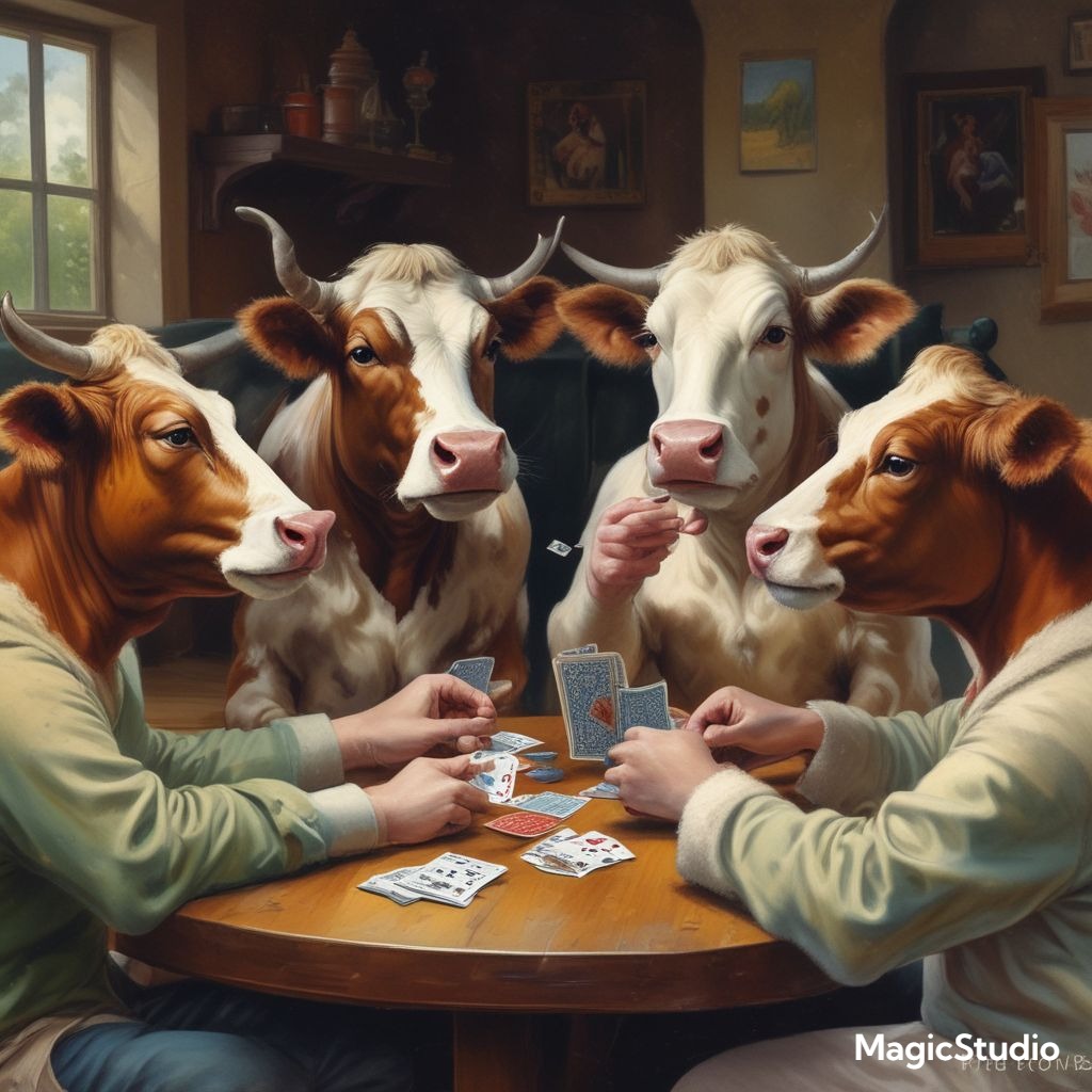 Bovine bridge (AI generated)